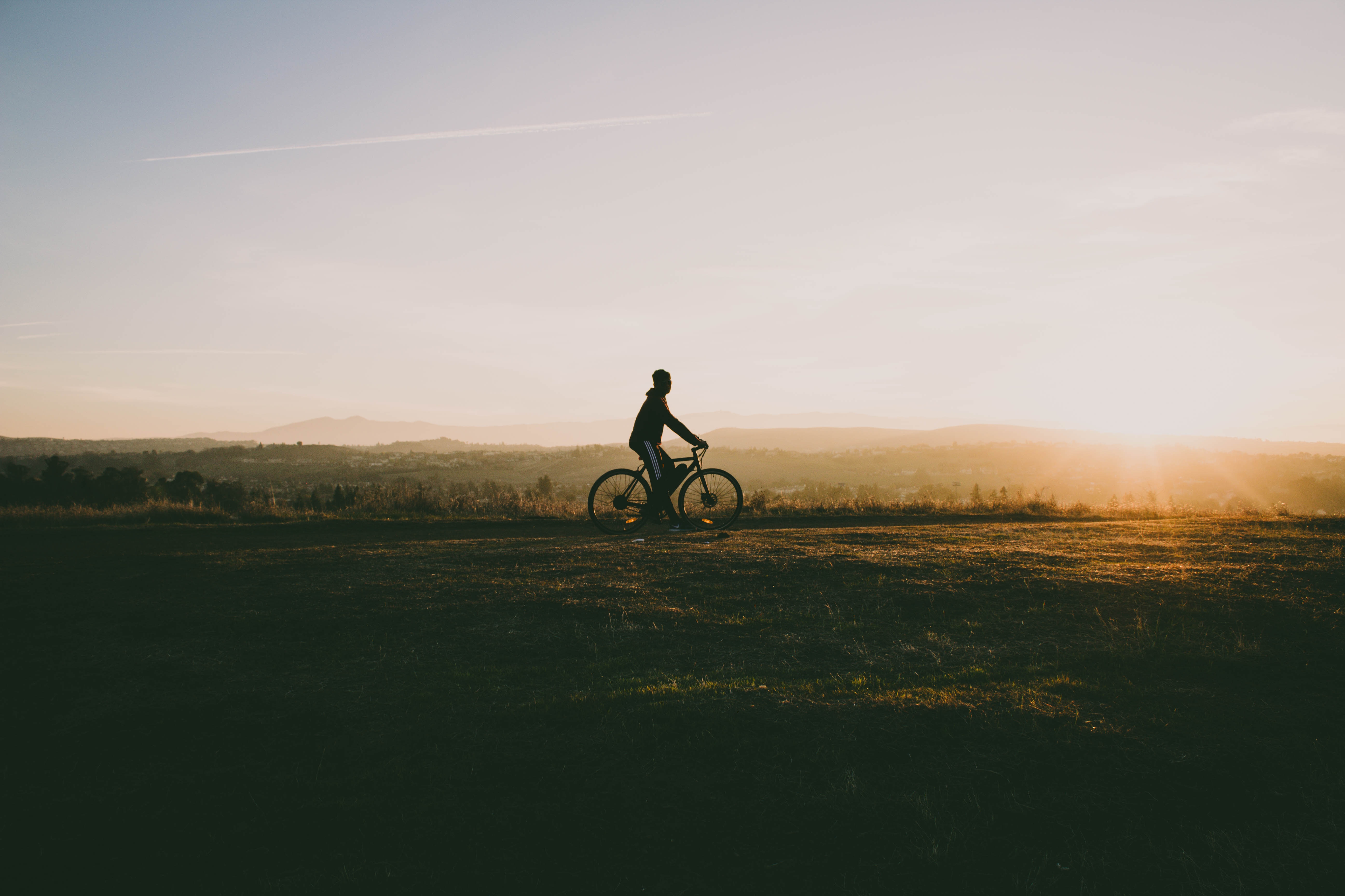 image of person on bike