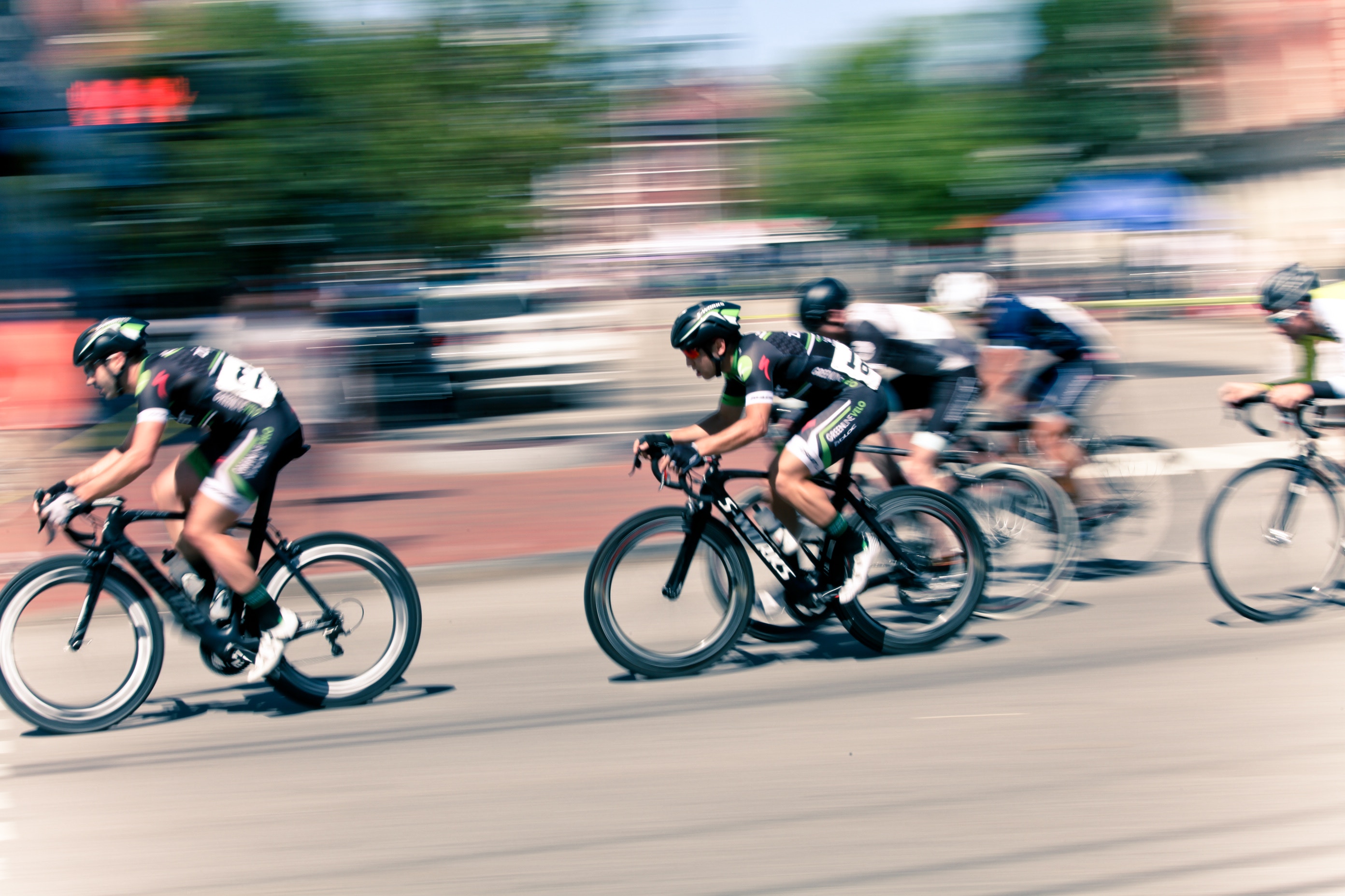 image of person on bike